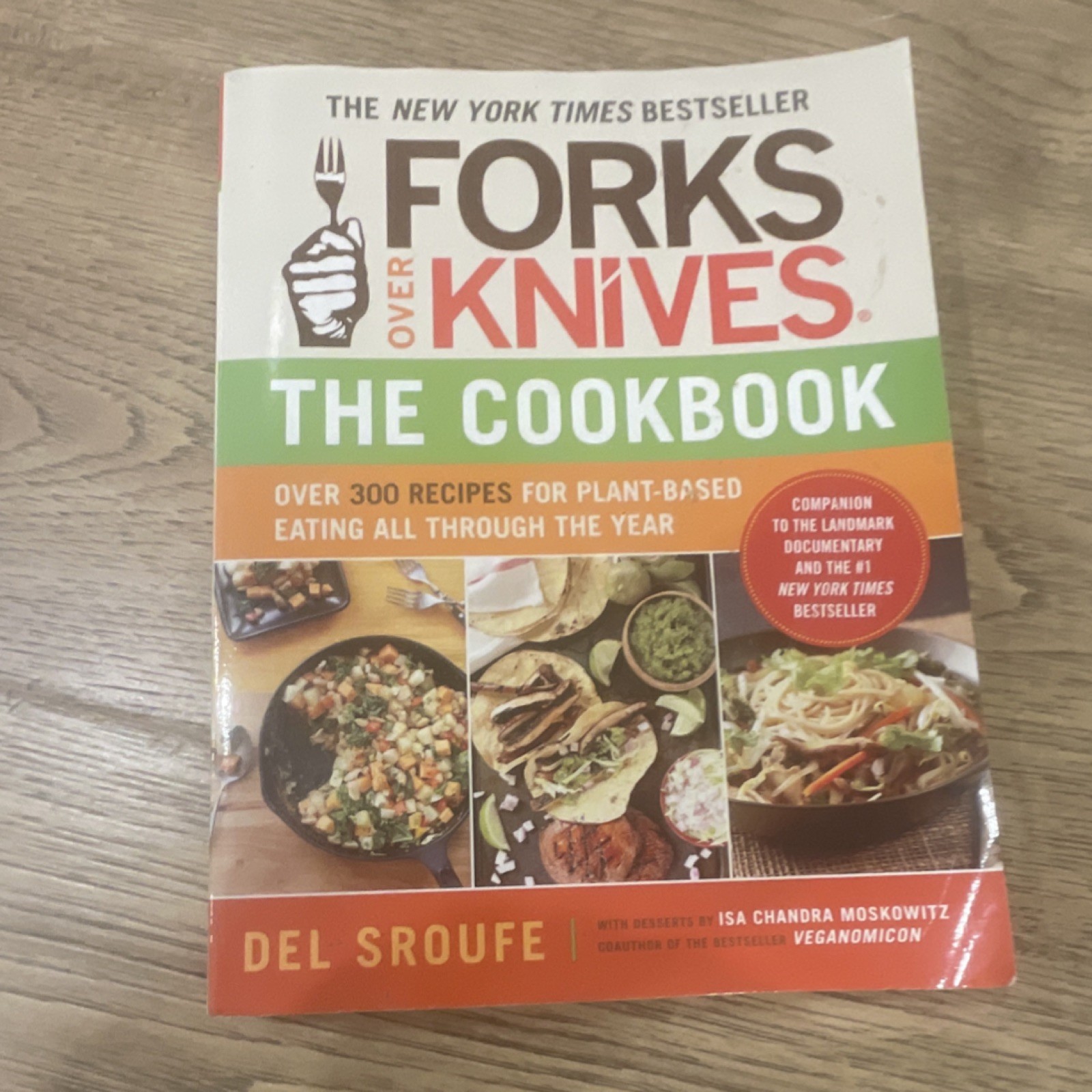 Forks Over Knives Cookbook Del Sroufe Plant-Based Recipes Paperback 2012