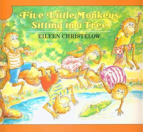 Five Little Monkeys Sitting in a Tree – Paperback By Eileen Christelow – GOOD