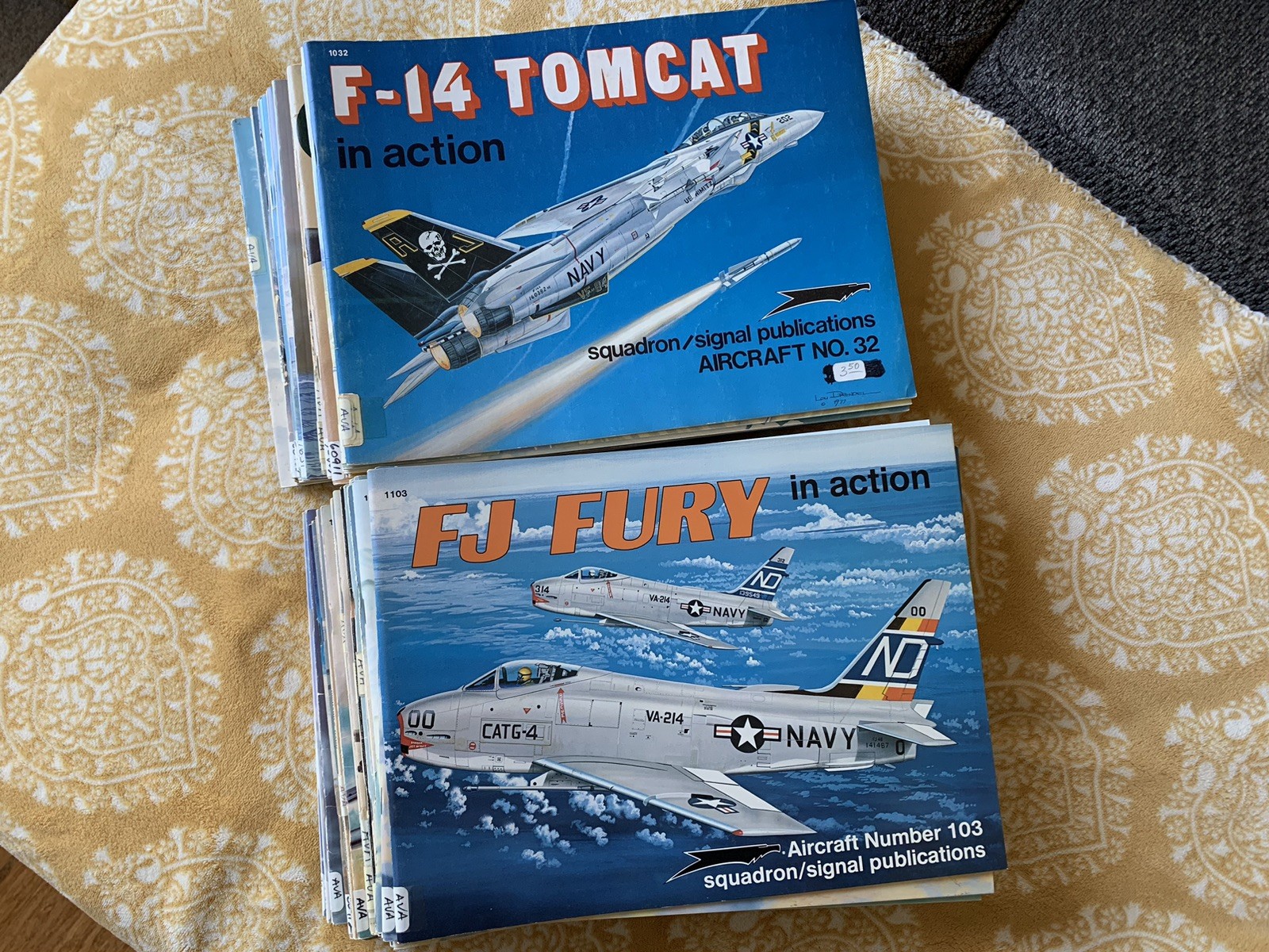 Lot of 51 Squadron/Signal Publications Aircraft + Naval Books – Paperback