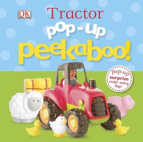 Pop-Up Peekaboo: Tractor! (Dk Pop-Up Peekaboo) – Board book – VERY GOOD