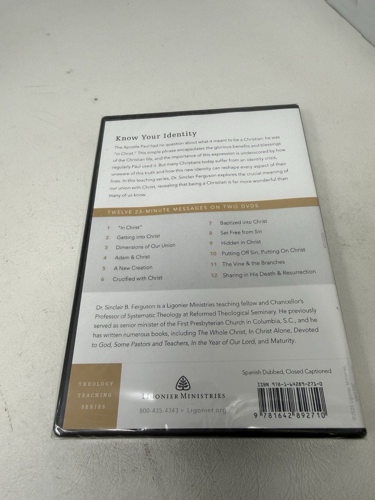 Union with Christ DVD – Dr. Sinclair B. Ferguson new/sealed