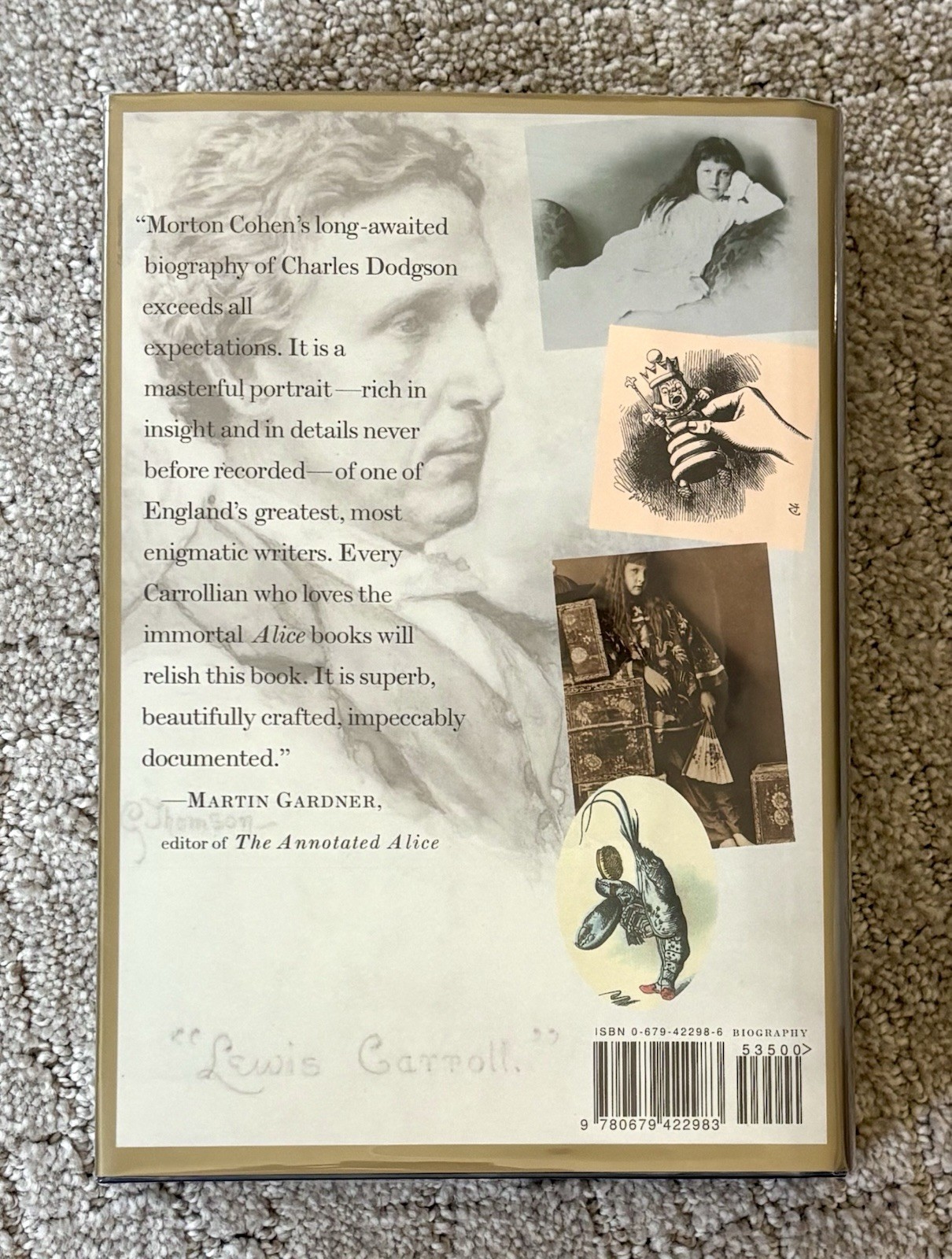 Lewis Carroll : A Biography by Morton N. Cohen