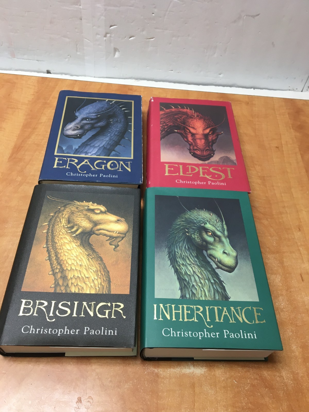 Eragon Books 1-4 Inheritance Cycle Hardcover 3- 1st edition 1st print w/DJs