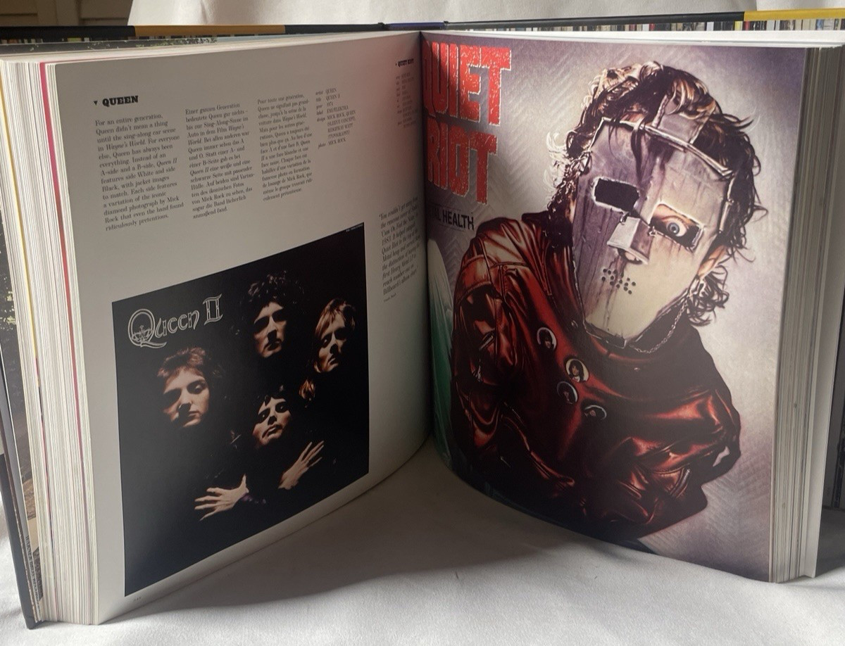 TASCHEN Rock Covers Large Hardcover 531 Pages Music Art Book VG+ Heavy