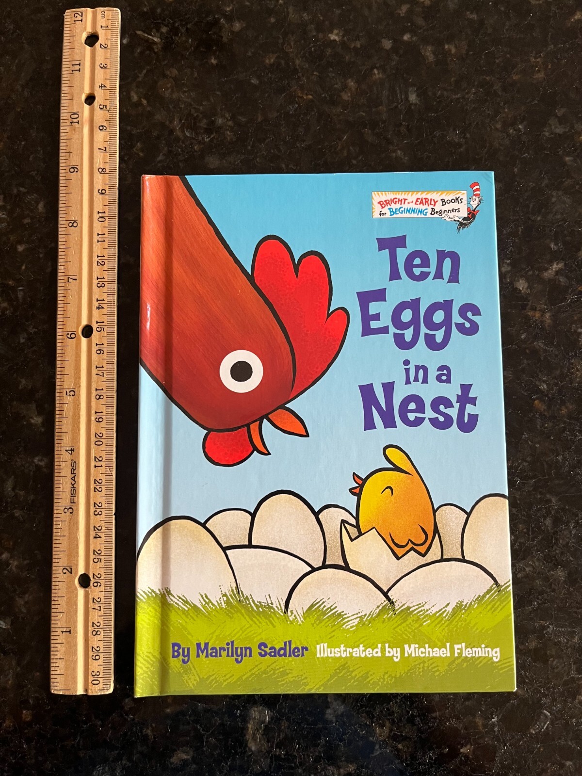 Ten Eggs in a Nest Marilyn Sadler Dr. Seuss beginner book Hardcover 6.25″x8.75″