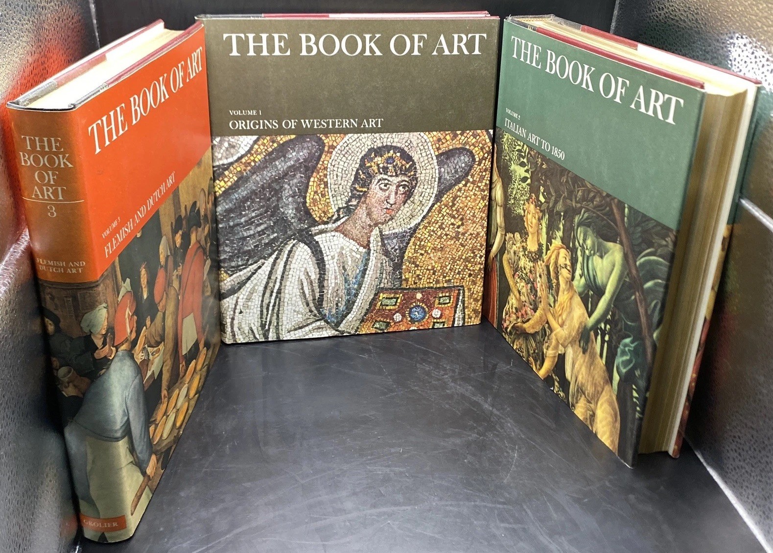 The Book of Art Grolier 1965 Volumes 1-4 6-10 Hardcover Books *INCOMPLETE SET*