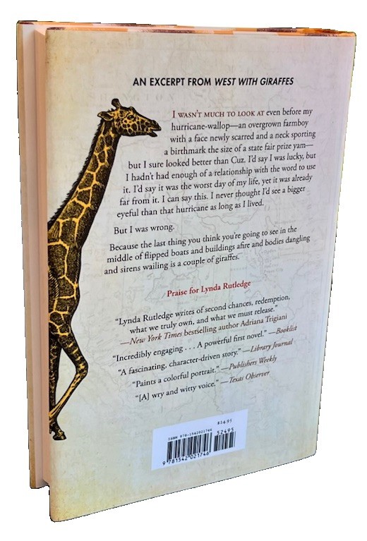 Lynda Rutledge~WEST WITH GIRAFFES 2021 1st Edition 1st Printing FINE