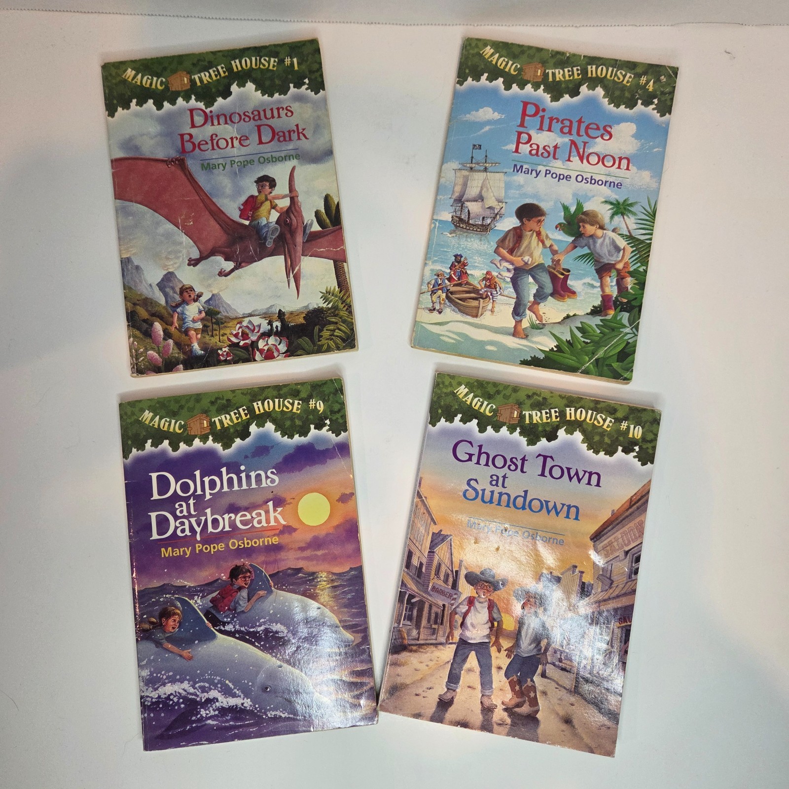 Magic Tree House – Paperback book #1, #4, #9 #10 in GOOD condition
