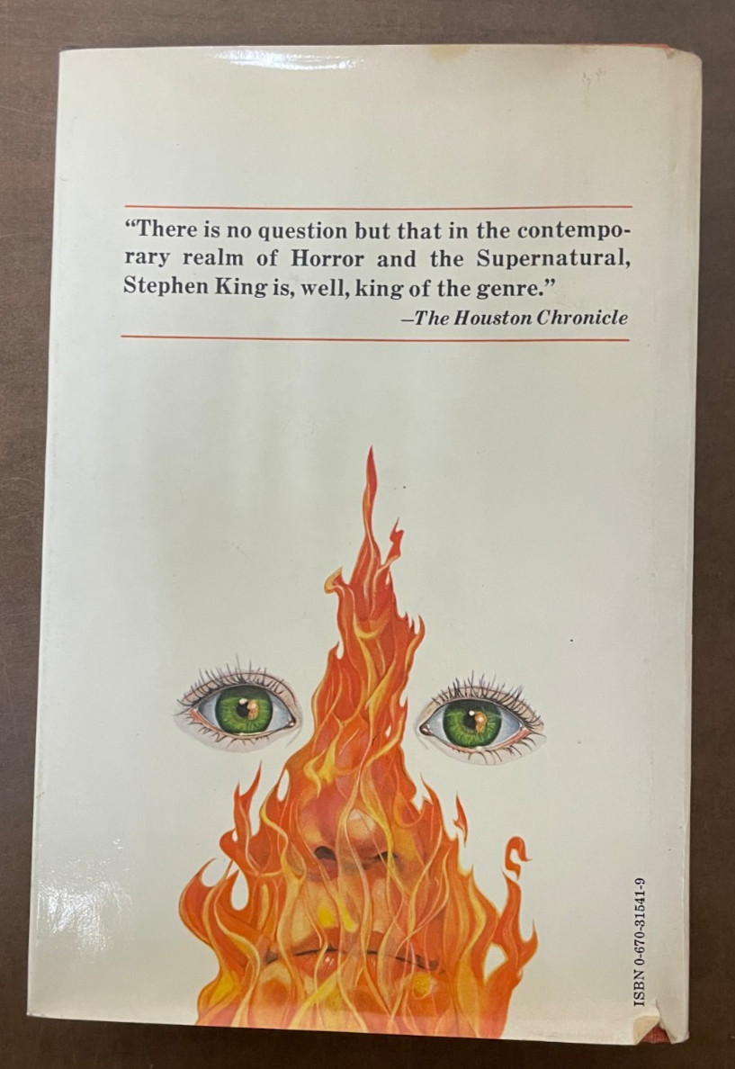 Firestarter by Stephen King 3rd Printing (1980, Hardcover)