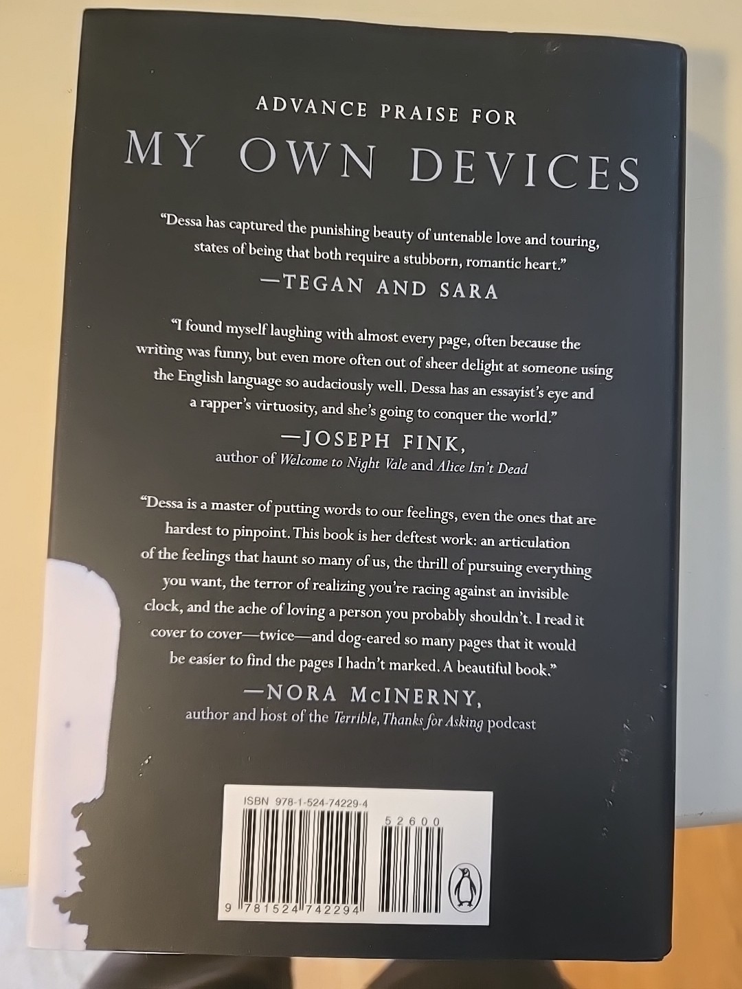 Signed /My Own Devices:Stories from the Rd on Music,Science,Senseless Love HC DJ