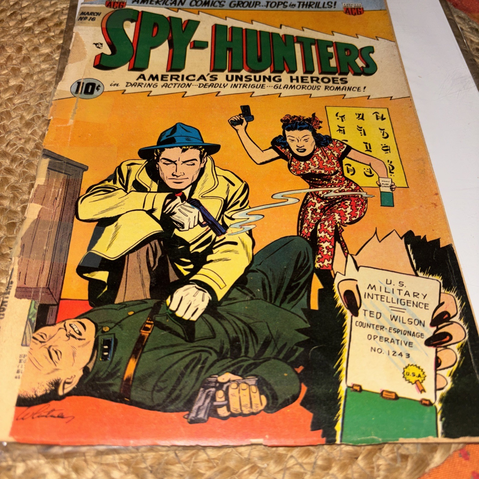SPY-HUNTERS #16 AND 18 #16 Al Williamson # 18 Flamethrower Cover Precode !