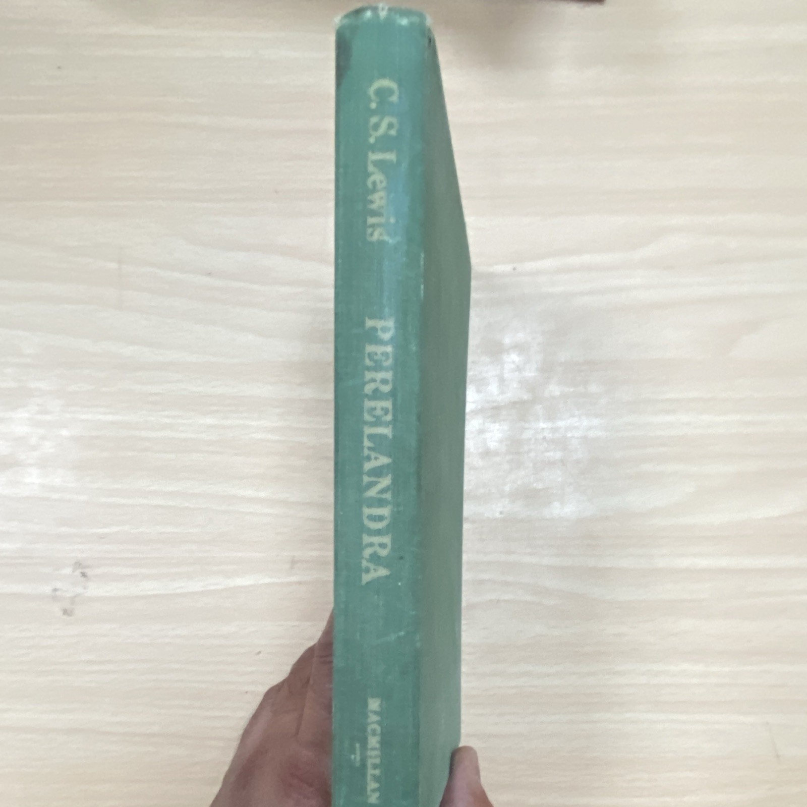 Perelandra Hardcover C. S. Lewis Space Trilogy 2nd Printing Macmillan 1944