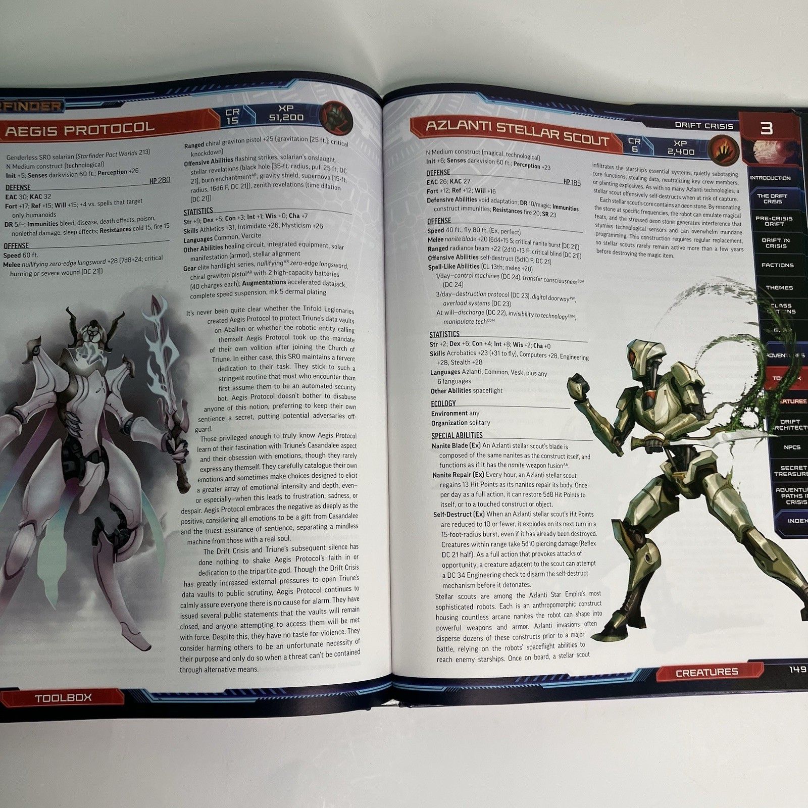 Starfinder: Drift Crisis Hardcover Rulebook – Paizo 2022 Science Fantasy RPG