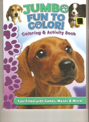 Jumbo Fun to Color Coloring & Activity Book Six (6) books by unknown author, Goo