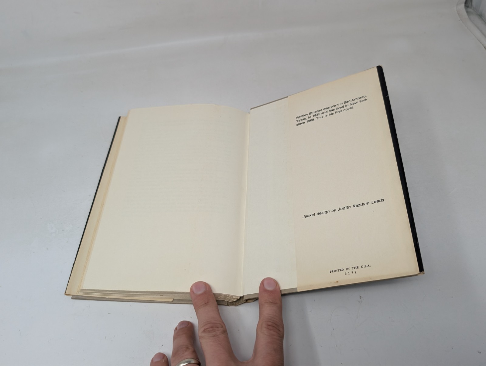 The Wolfen by Whitley Strieber 1978 Book Club Edition 1st HC Werewolf Horror VTG