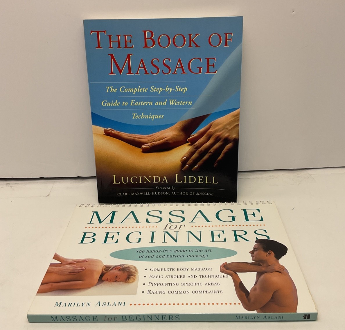 Book Lot: The Book of Massage Lidell And Massage for Beginners Aslani Guide B3