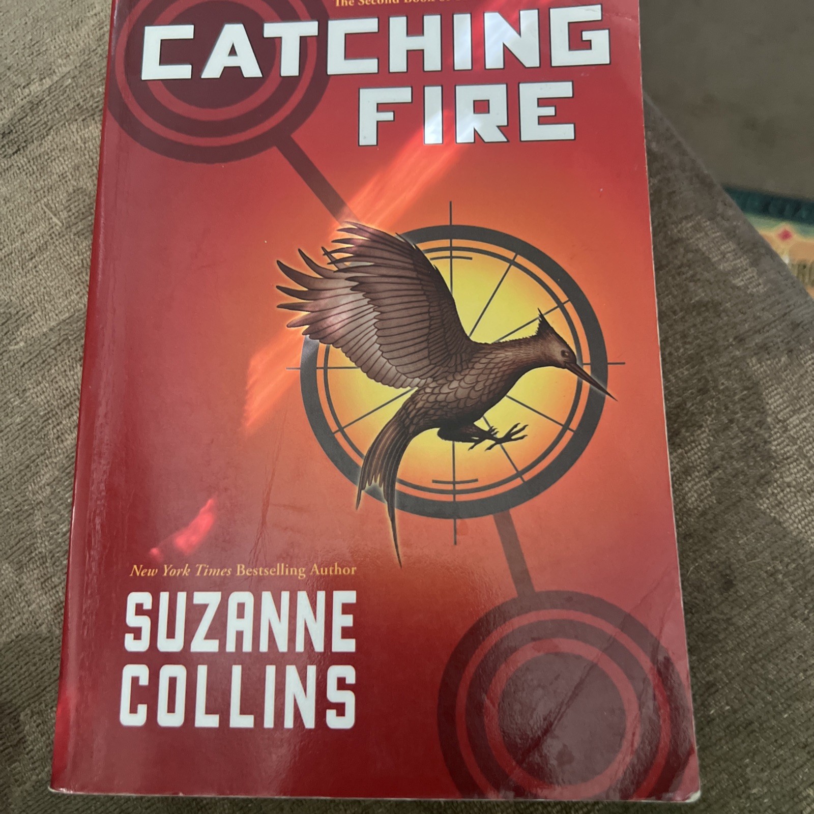 Catching Fire by Suzanne Collins Large Print Edition Book #2 The Hunger Games