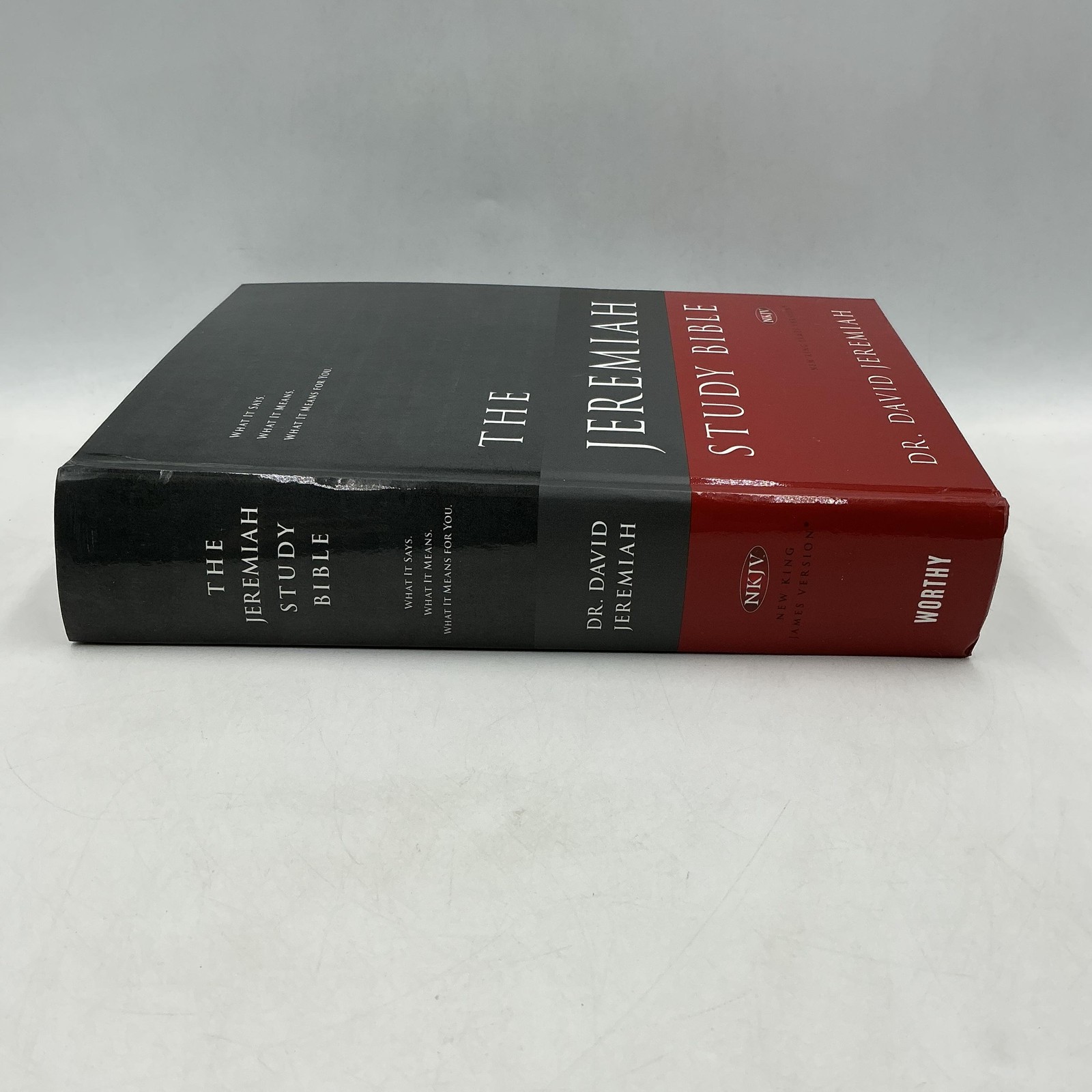 The Jeremiah Study Bible Dr. David Jeremiah Hardcover 2013 Worthy China Red