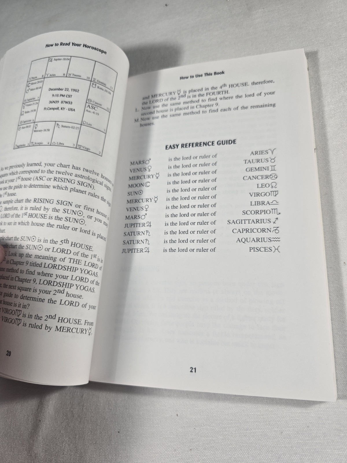 How To Read Your Horoscope The ABC’S Of Eastern Astrology James Higgins Vedic