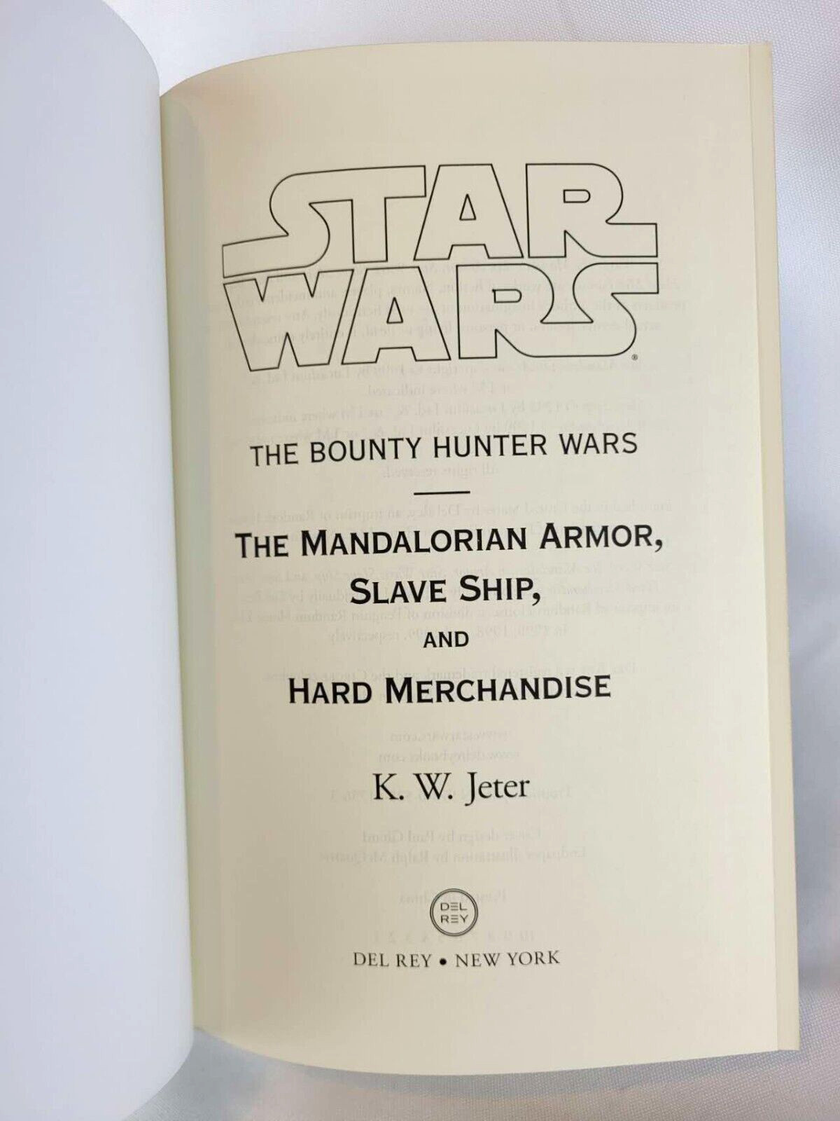 THE STAR WARS: THE BOUNTY HUNTER WARS by K. W. Jeter Bonded Leather NEW SEALED