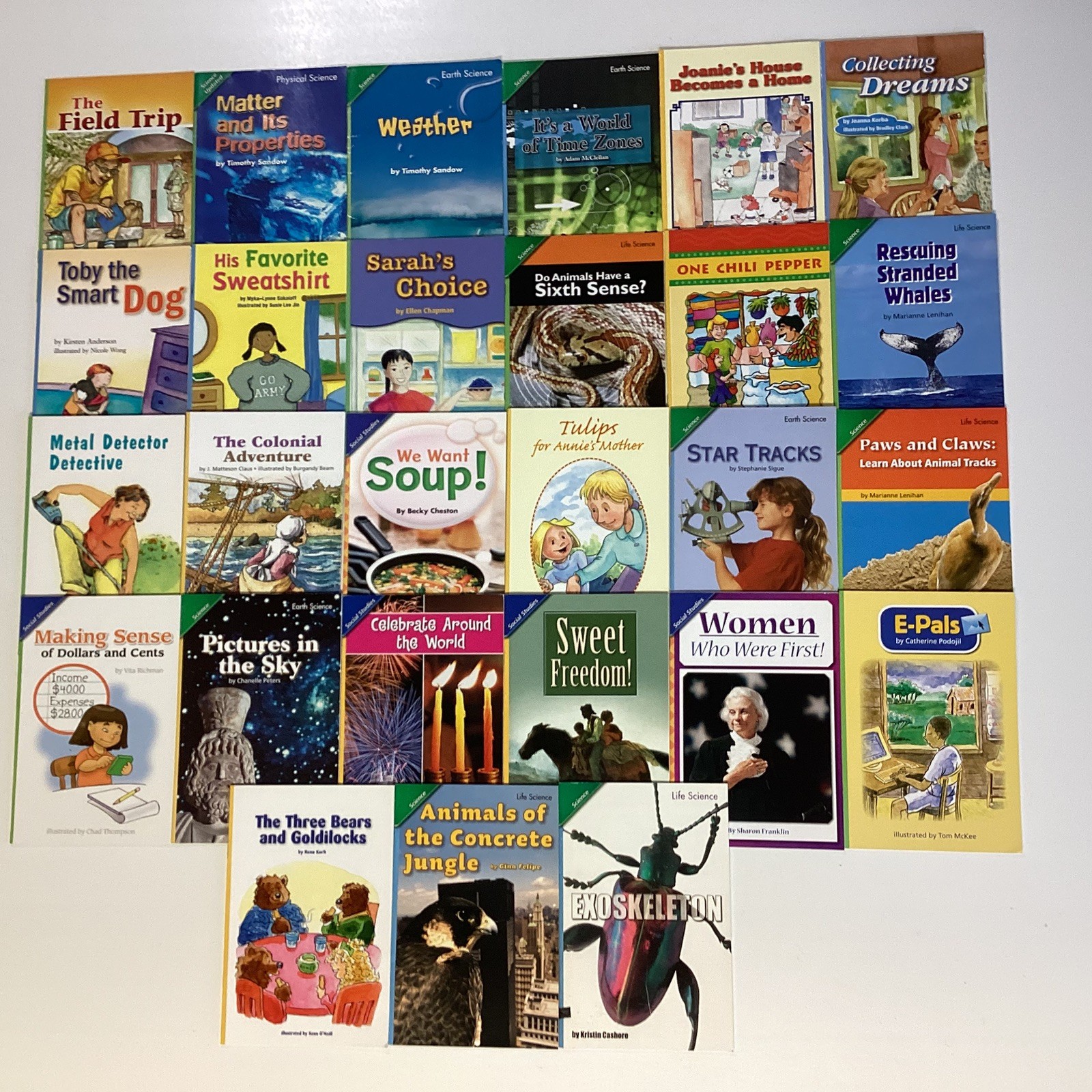 3rd Grade Readers Lot of 27 Books Science Social Studies Pearson Scott Foresman