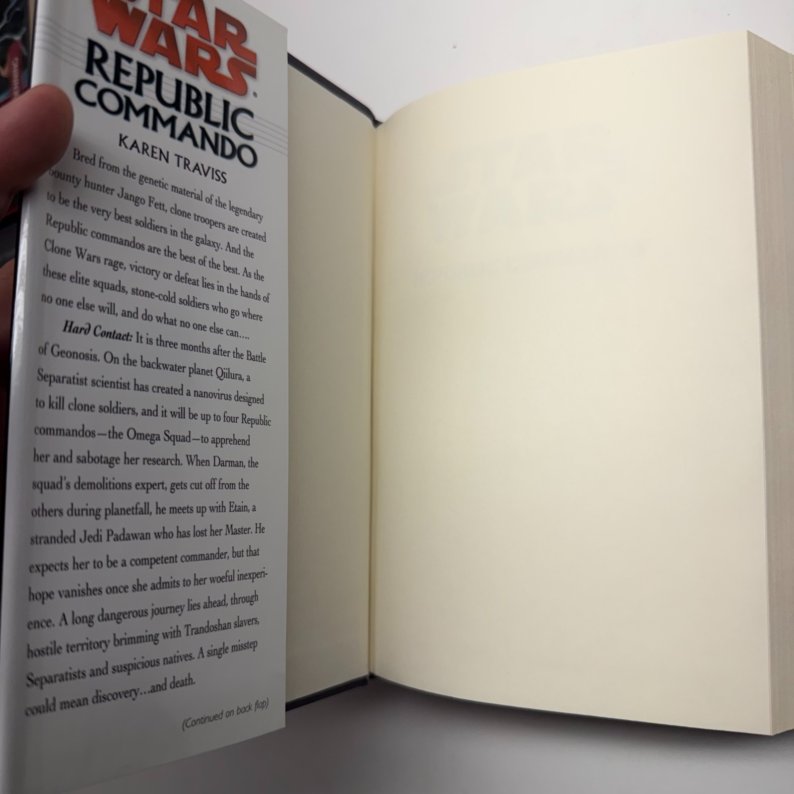 Star Wars Republic Commando Hard Contact & Triple Zero HC/DJ 2006 1st Print SFBC