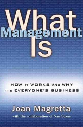 What Management Is – Hardcover By Magretta, Joan – GOOD