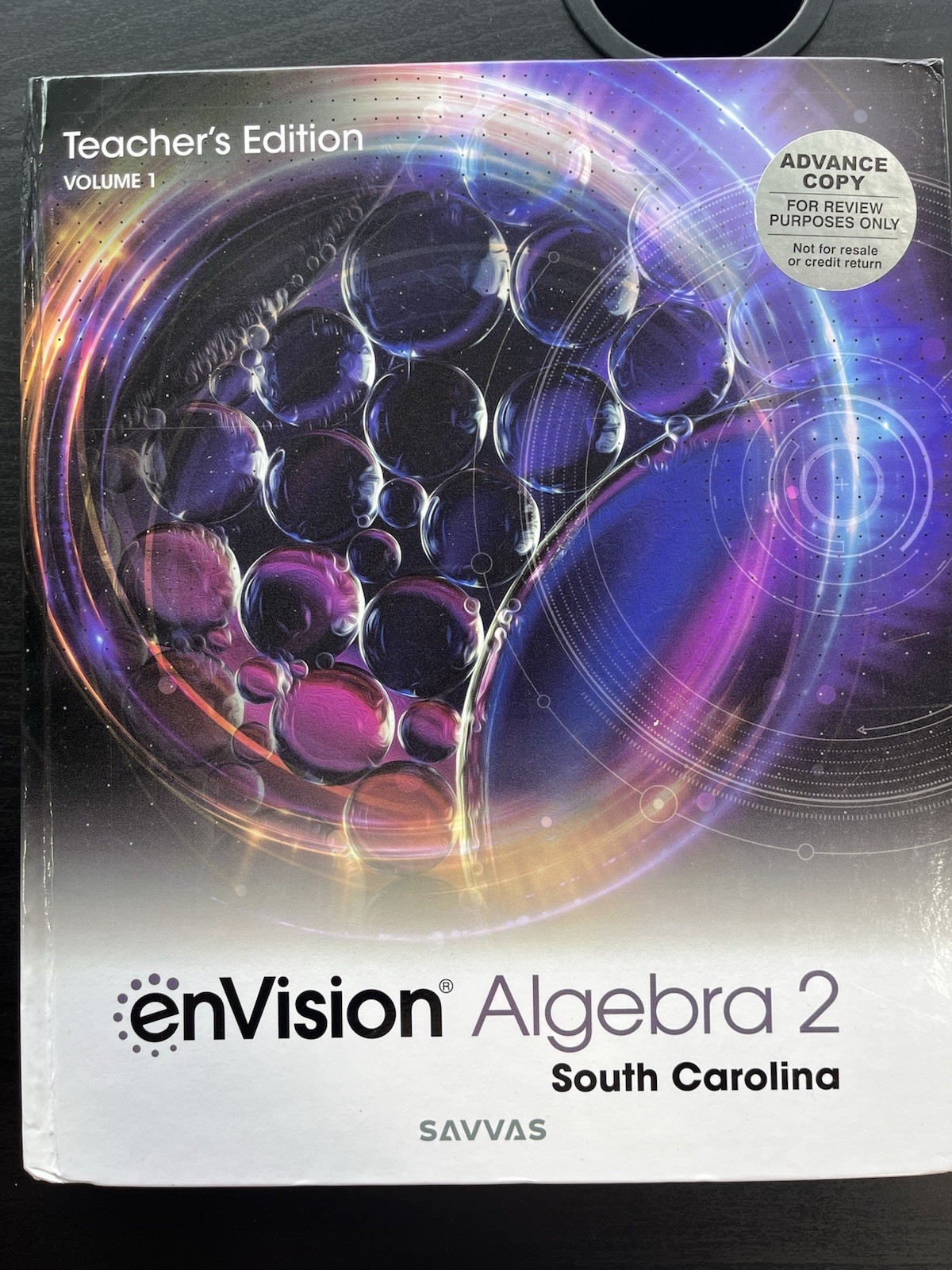 Advance Copy 2026! enVision Algebra 2 Teacher Edition Volume 2 Savvas!