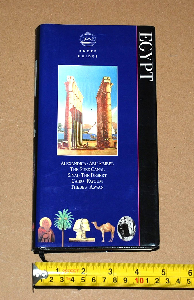 KNOPF GUIDE to EGYPT Full Color Softcover Travel Guide Alfred A. Knopf 560 Pages