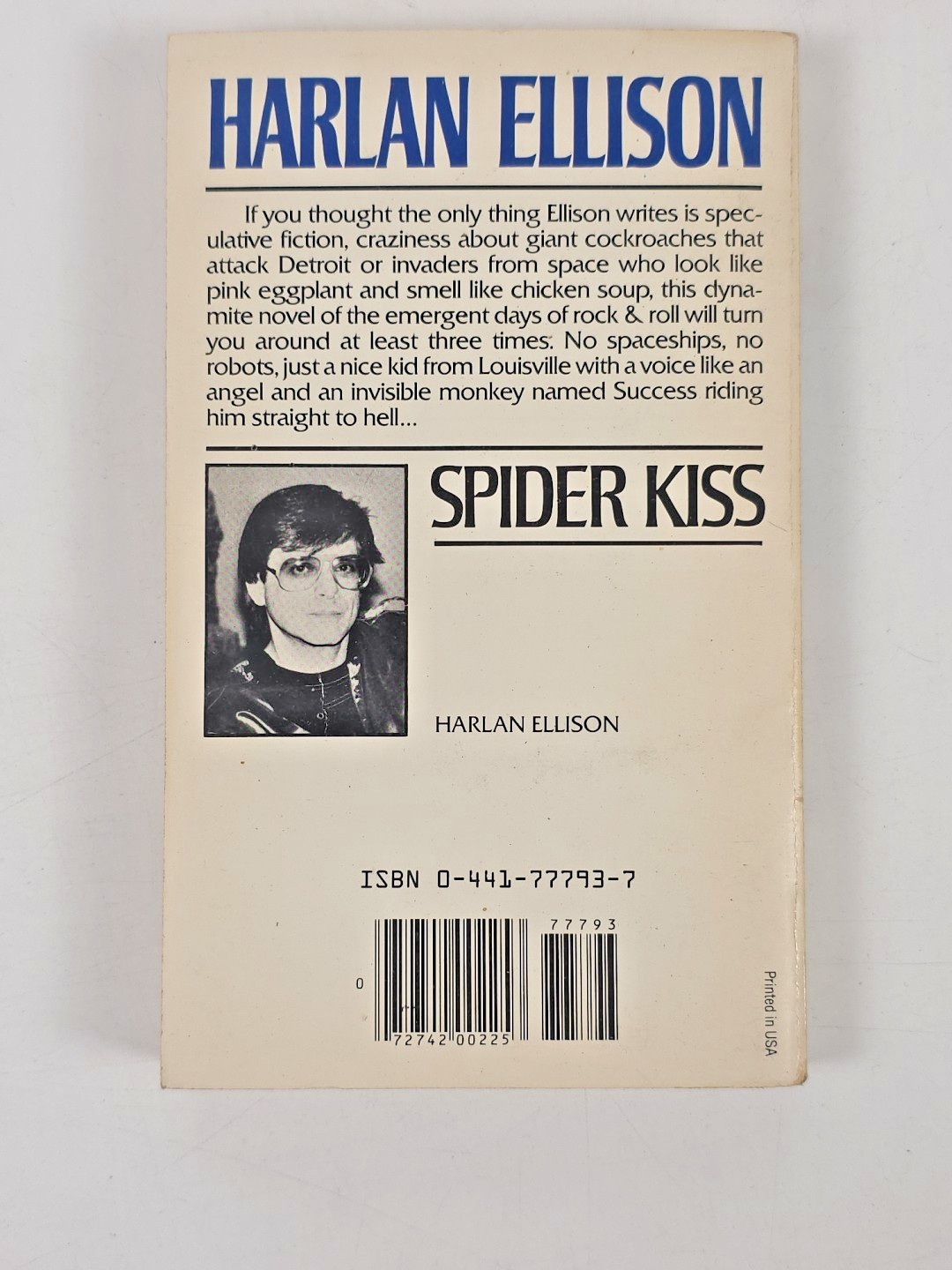 4 Harlan Ellison Lot ~ 1980s Paperbacks ~ Glass Teat, Spider Kiss, Wonder & More