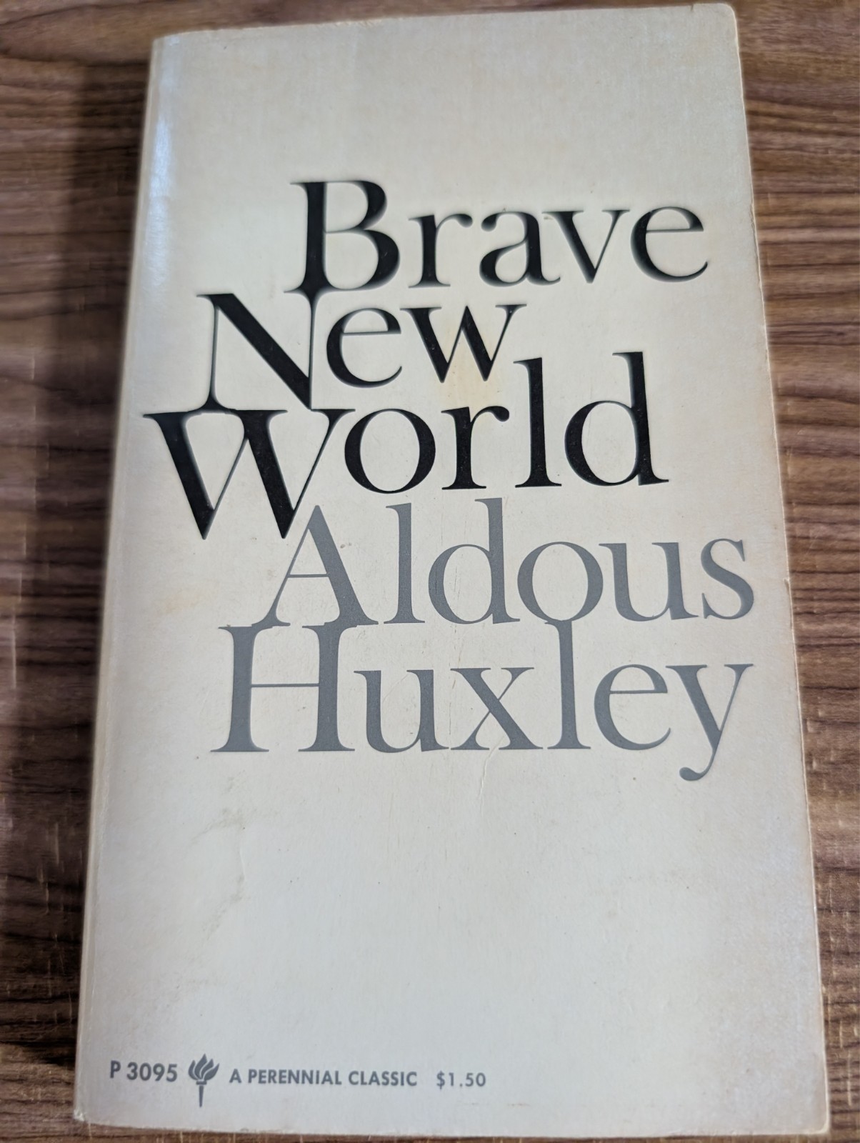 Brave New World Aldous Huxley 1969 Perennial Classic Paperback Vintage