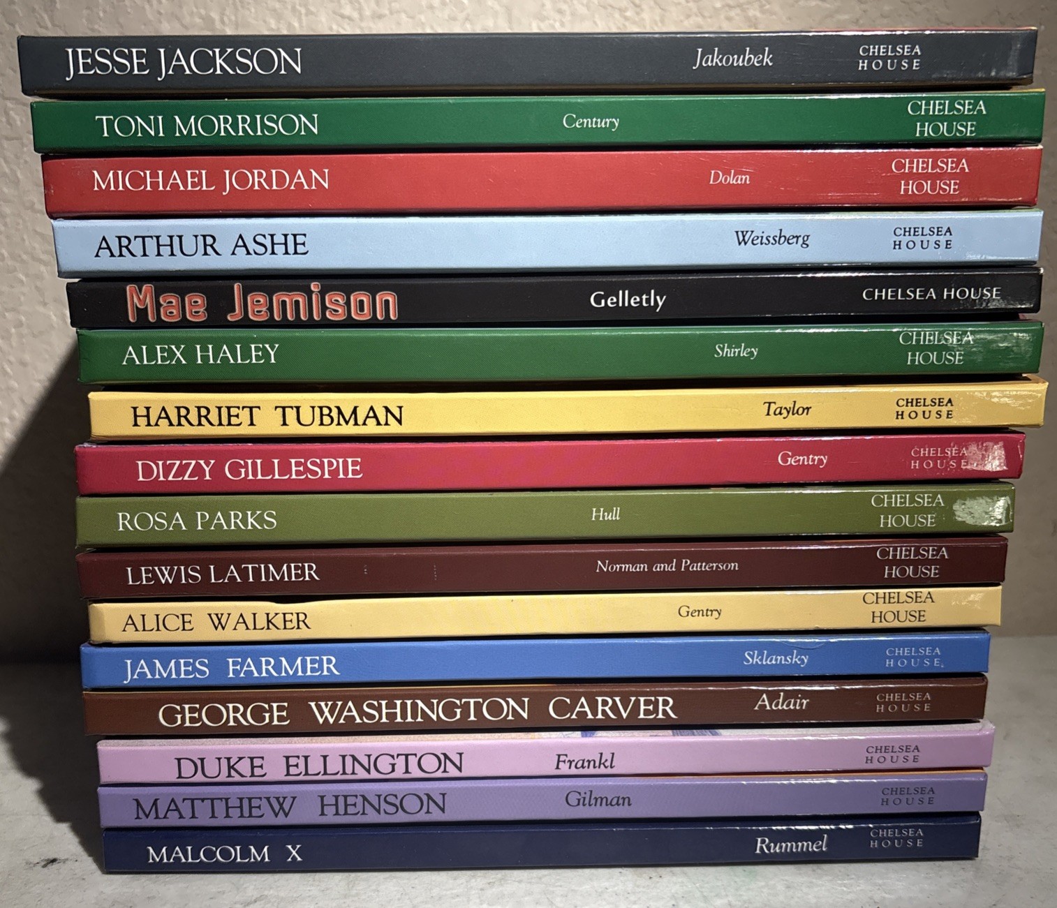Set of 16- Black Americans of Achievement Hardback Books-See Photos
