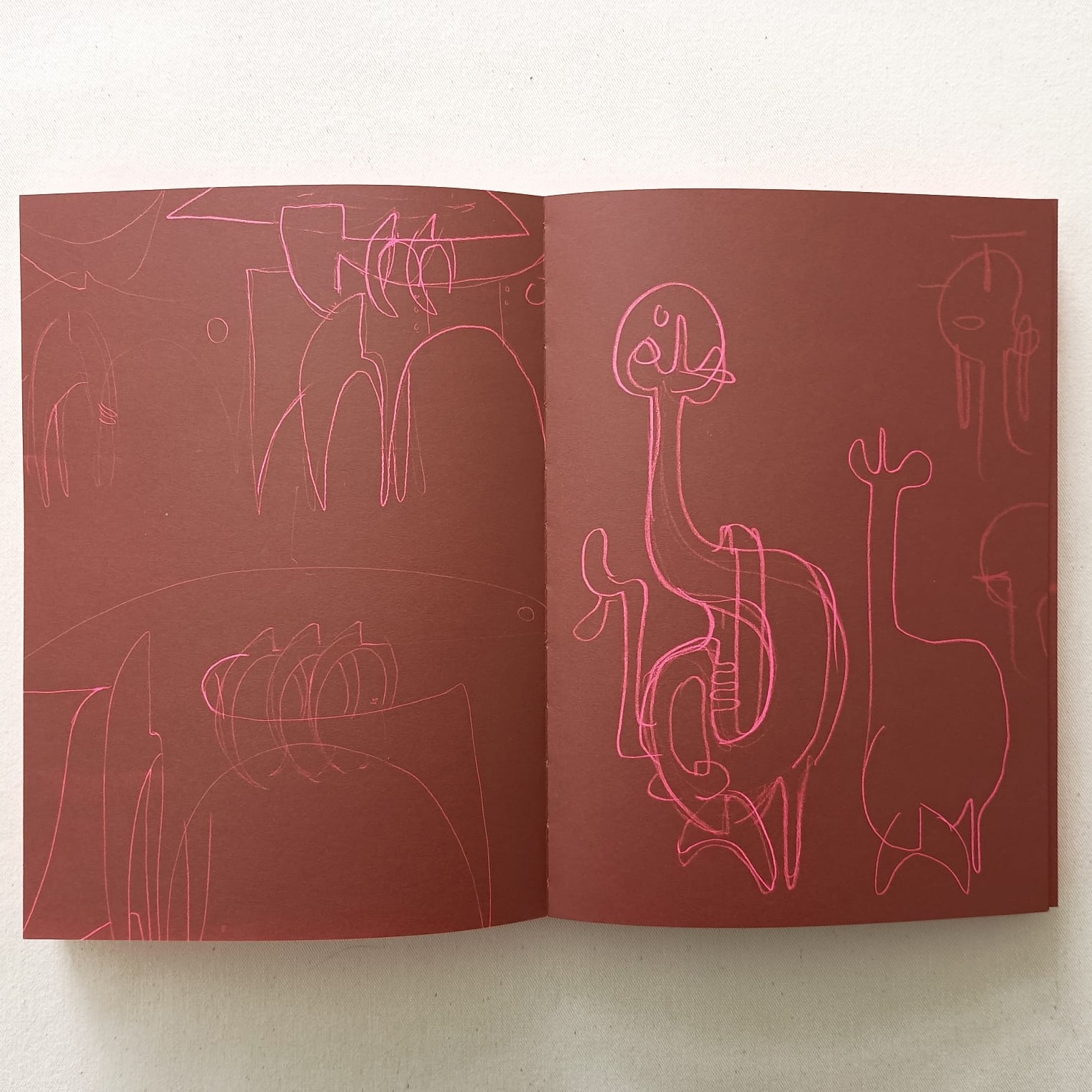 Aaron Curry – 50_Drawings / Bad Dimension Press 2013 / Edition of 100
