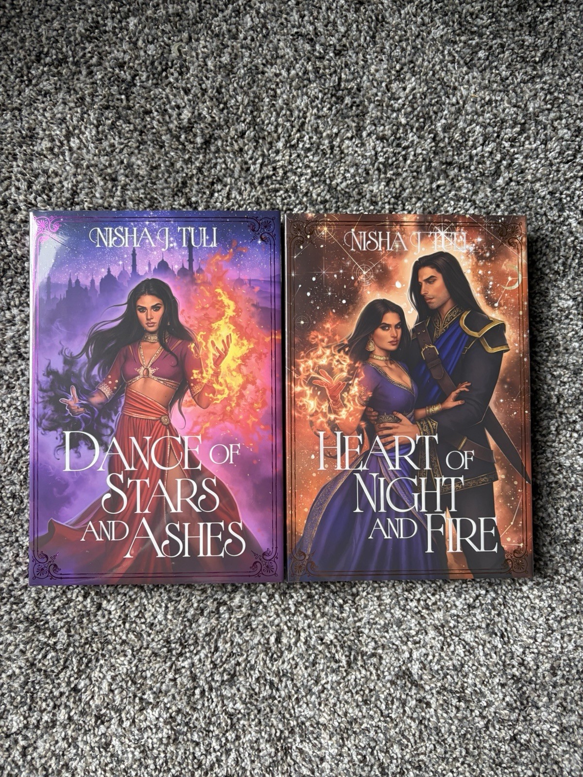 ARCANE SOCIETY Heart of Night and Fire Dance of Stars and Ashes Nisha J Tuli