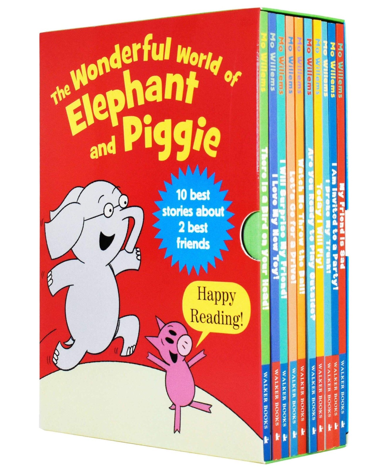 The Wonderful World of Elephant and Piggie 10 Book Box Set by Mo Willems – PB