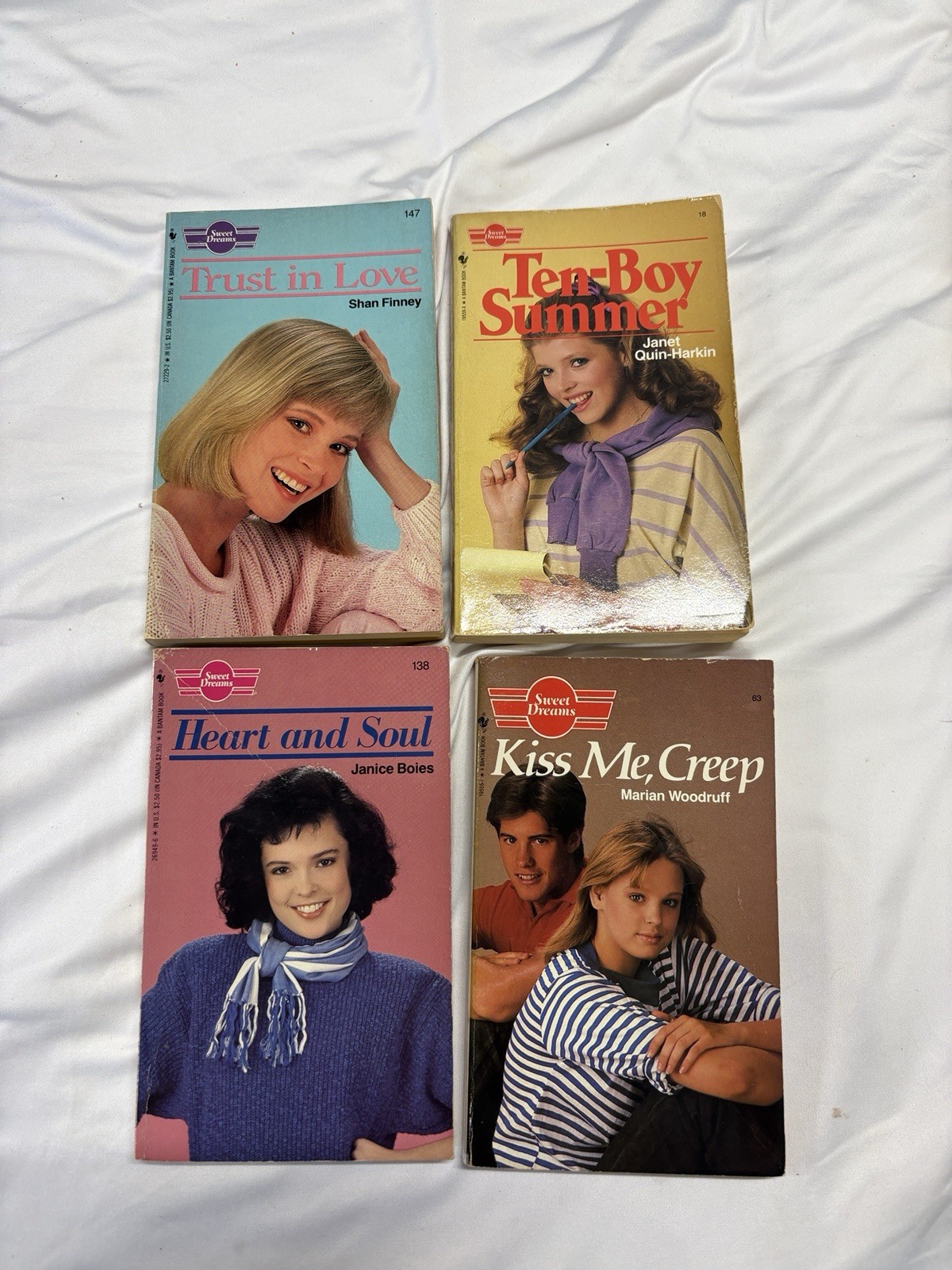 1980’s Sweet Dreams Vintage Paperback Books Young Teens Reading Lot Of 4