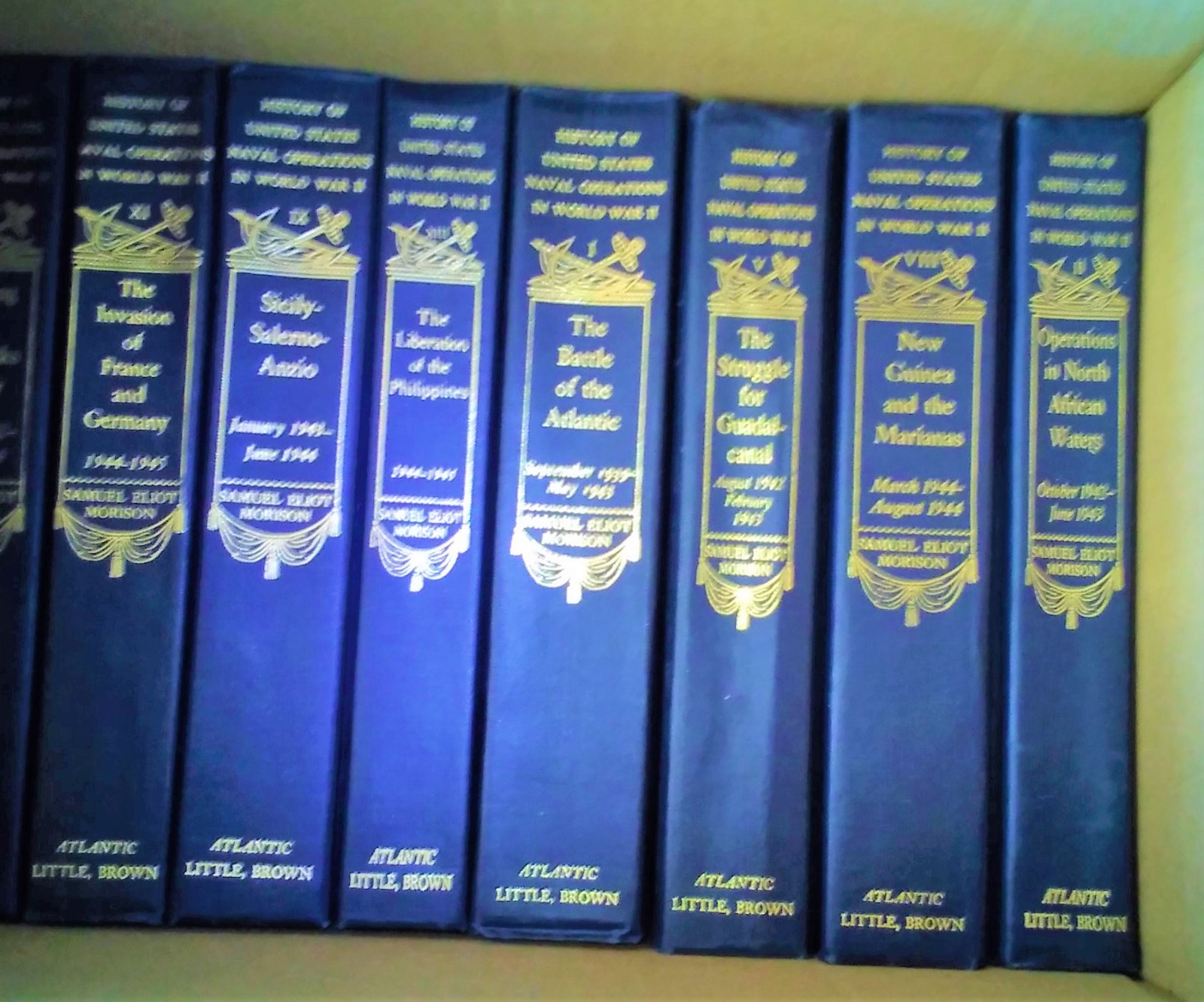 History of United States Naval Operations in World War II – Morrison 15 Vol Set
