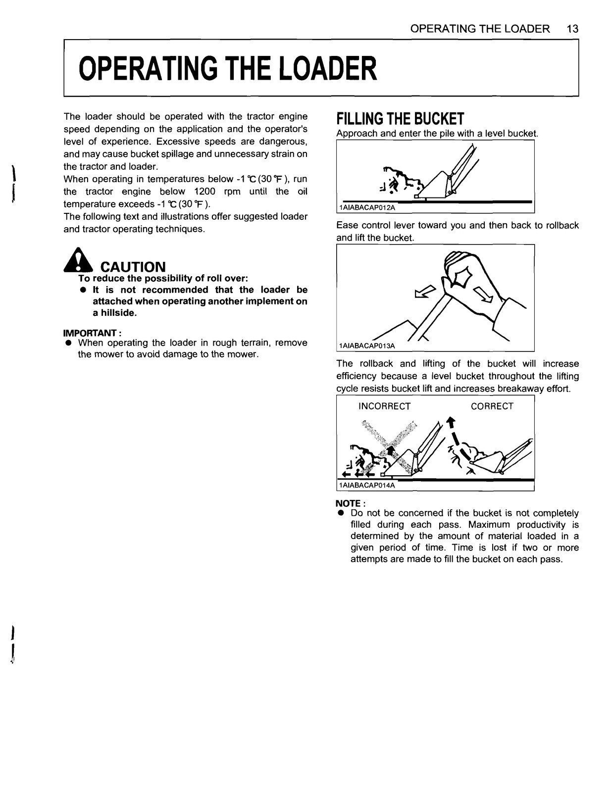 KUBOTA LA514 LA724 LA854 FRONT LOADER OPERATORS MANUAL , BOUND, TOUGH COVERED