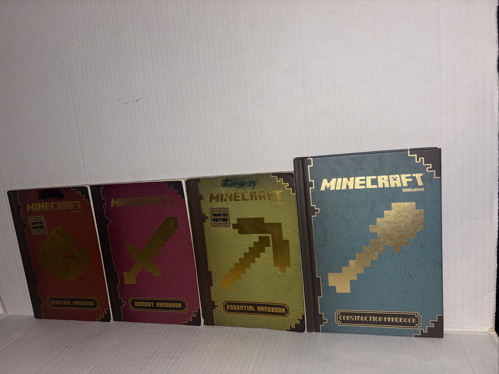 Minecraft Official Handbooks Collection Set of 4 Mojang Guides