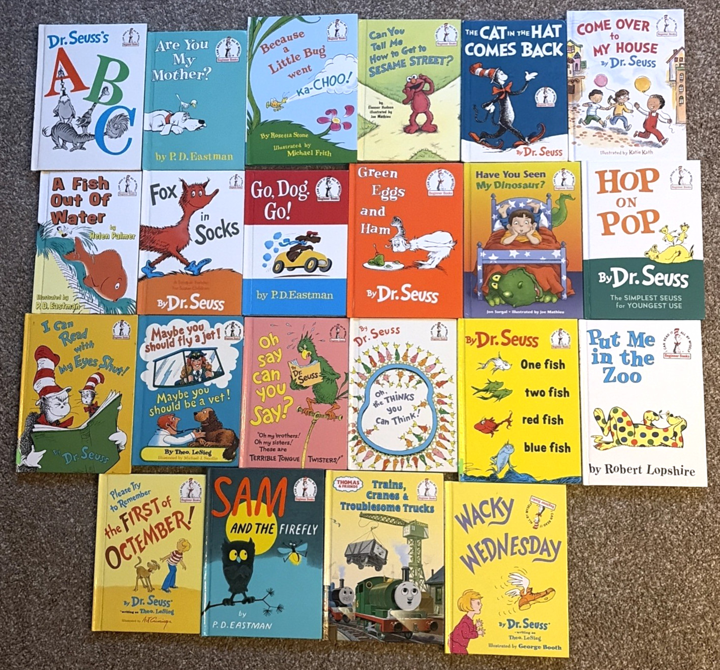Lot of 22 Dr. Seuss/P.D. Eastman I Can Read It All By Myself Beginners Book VGUC