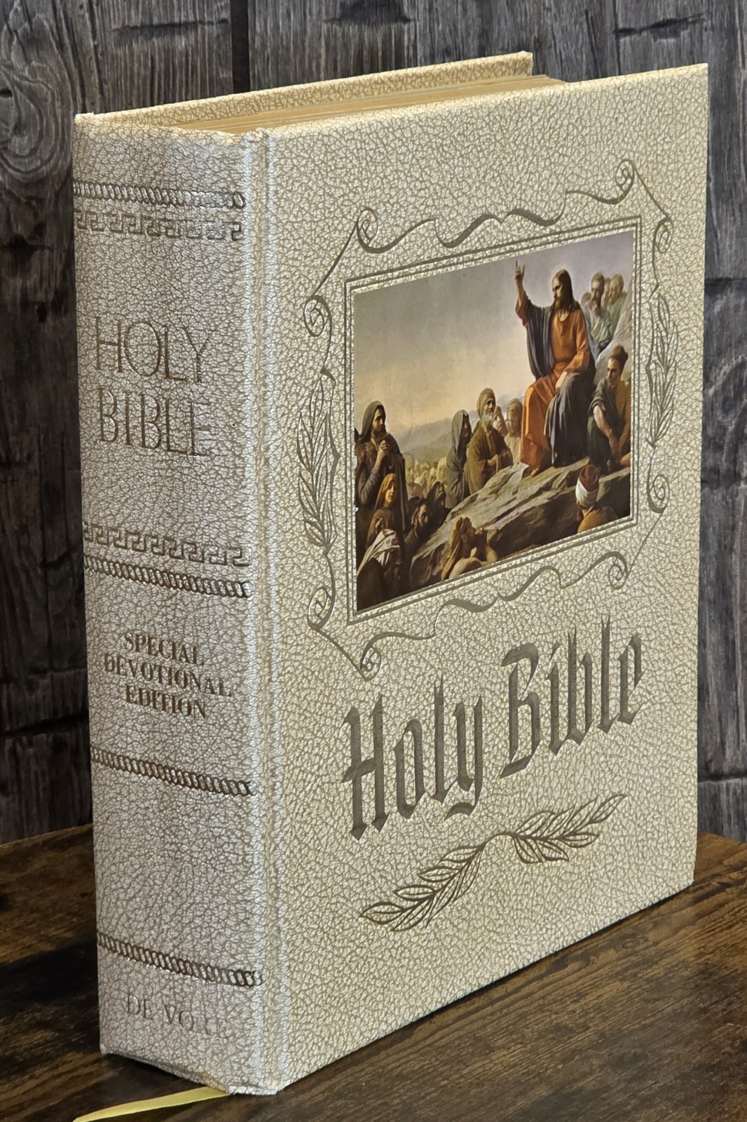 Vintage Holy Family Bible Red Letter Edition Old And New Testimate 1960
