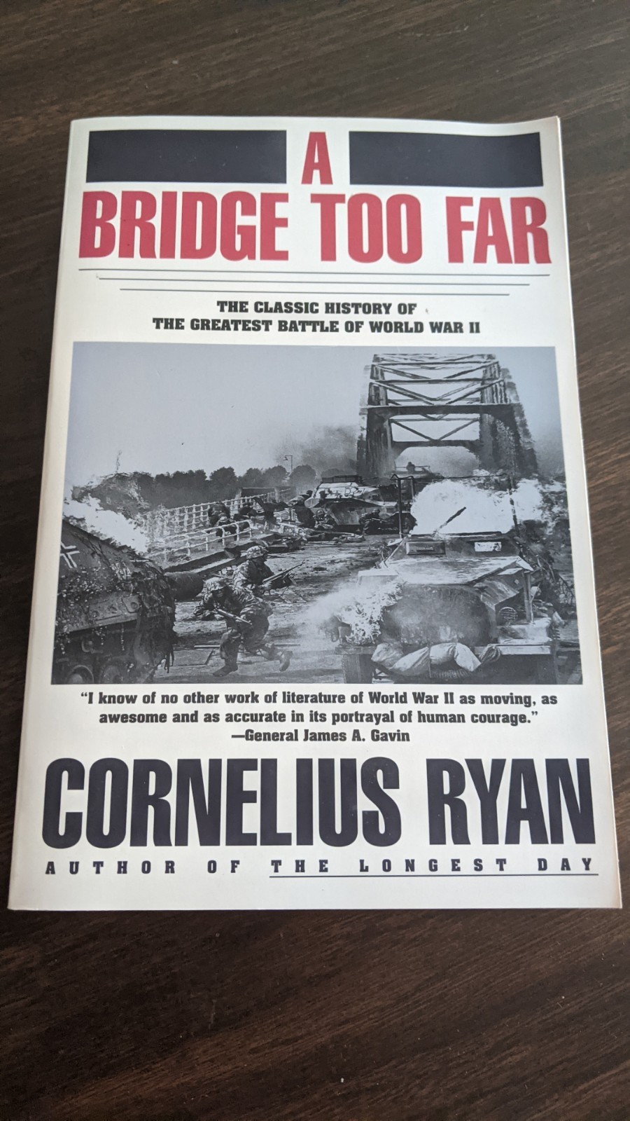 A BRIDGE TOO FAR–1974–SOFT COVER BOOK