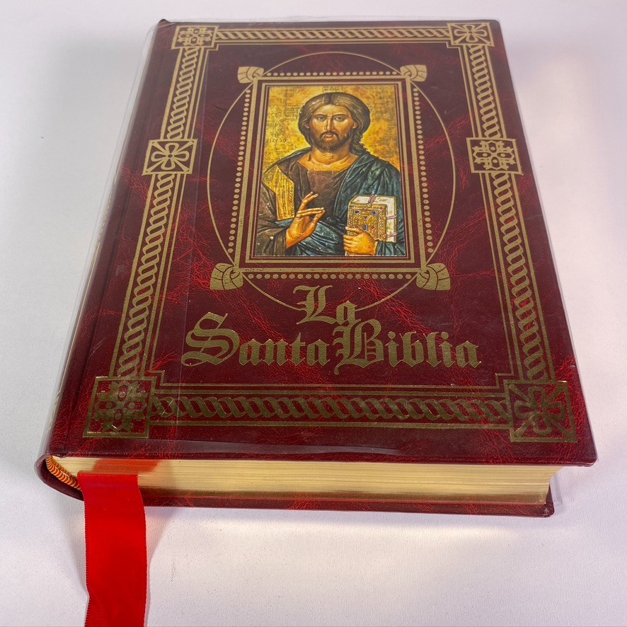 La Santa Biblia De La Familia Editorial Alfredo Ortells Faux Leather Bound Bible
