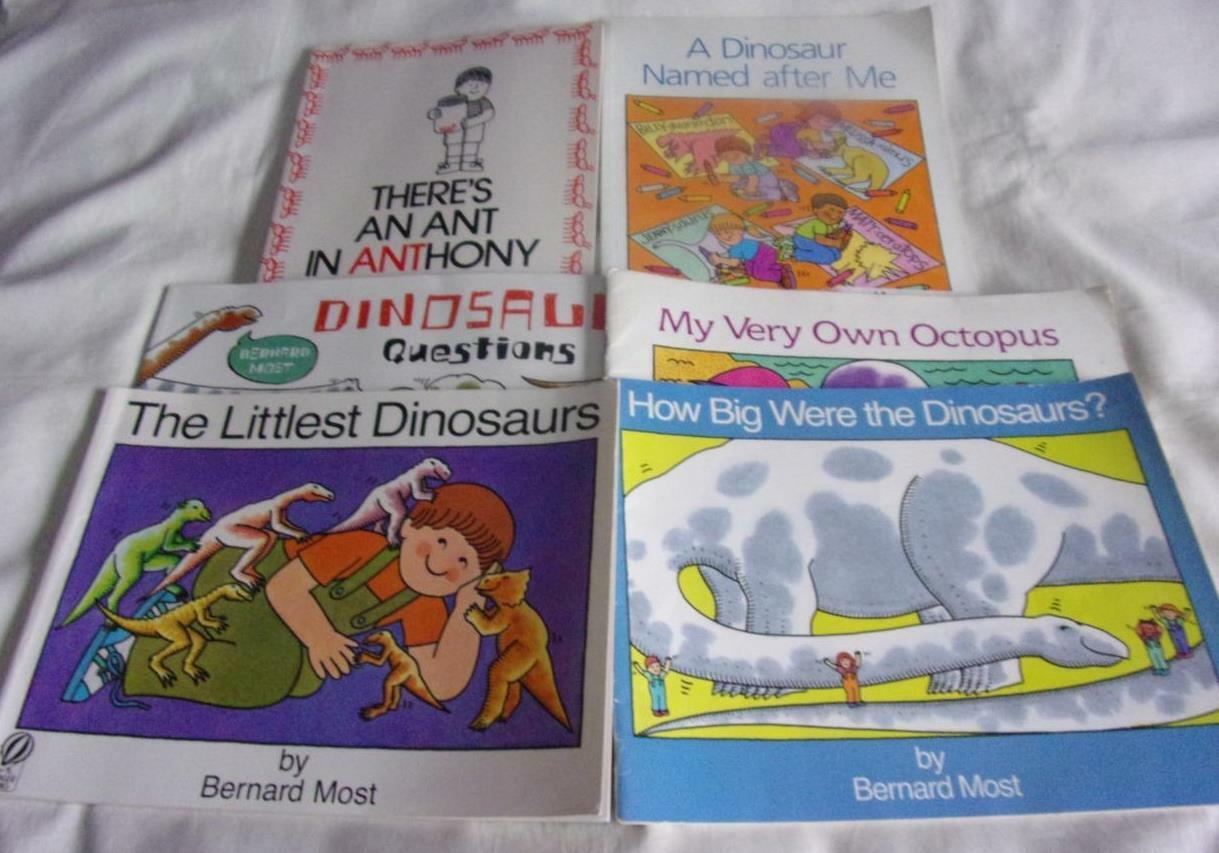 HUGE set of 11 Bernard Most picture books: Dinosaurs+