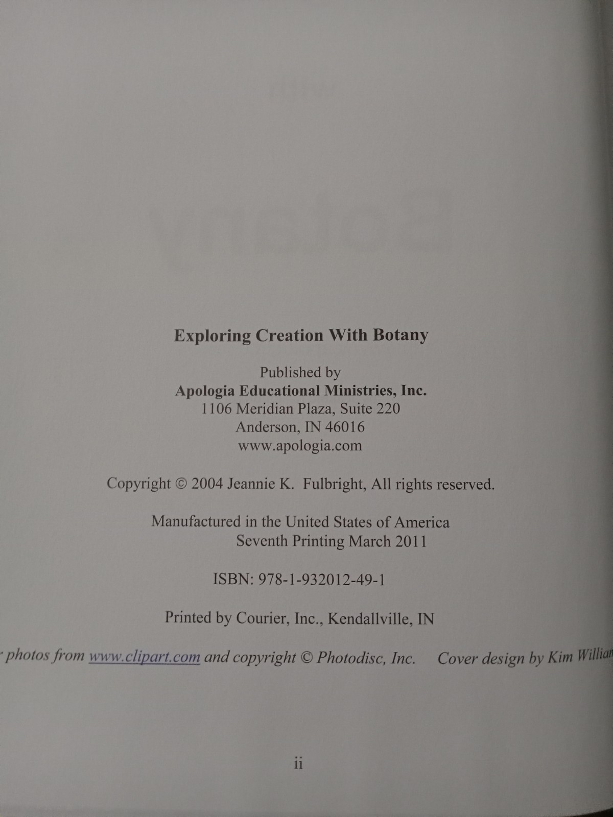 Exploring Creation with Botany, Textbook [ Jeannie Fulbright ] Used Good