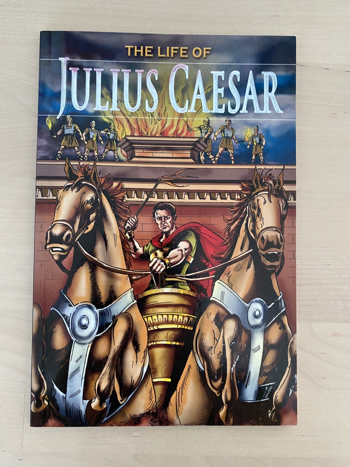 New “the life of Julius Caesar” Children’s graphic Book 6”x9”