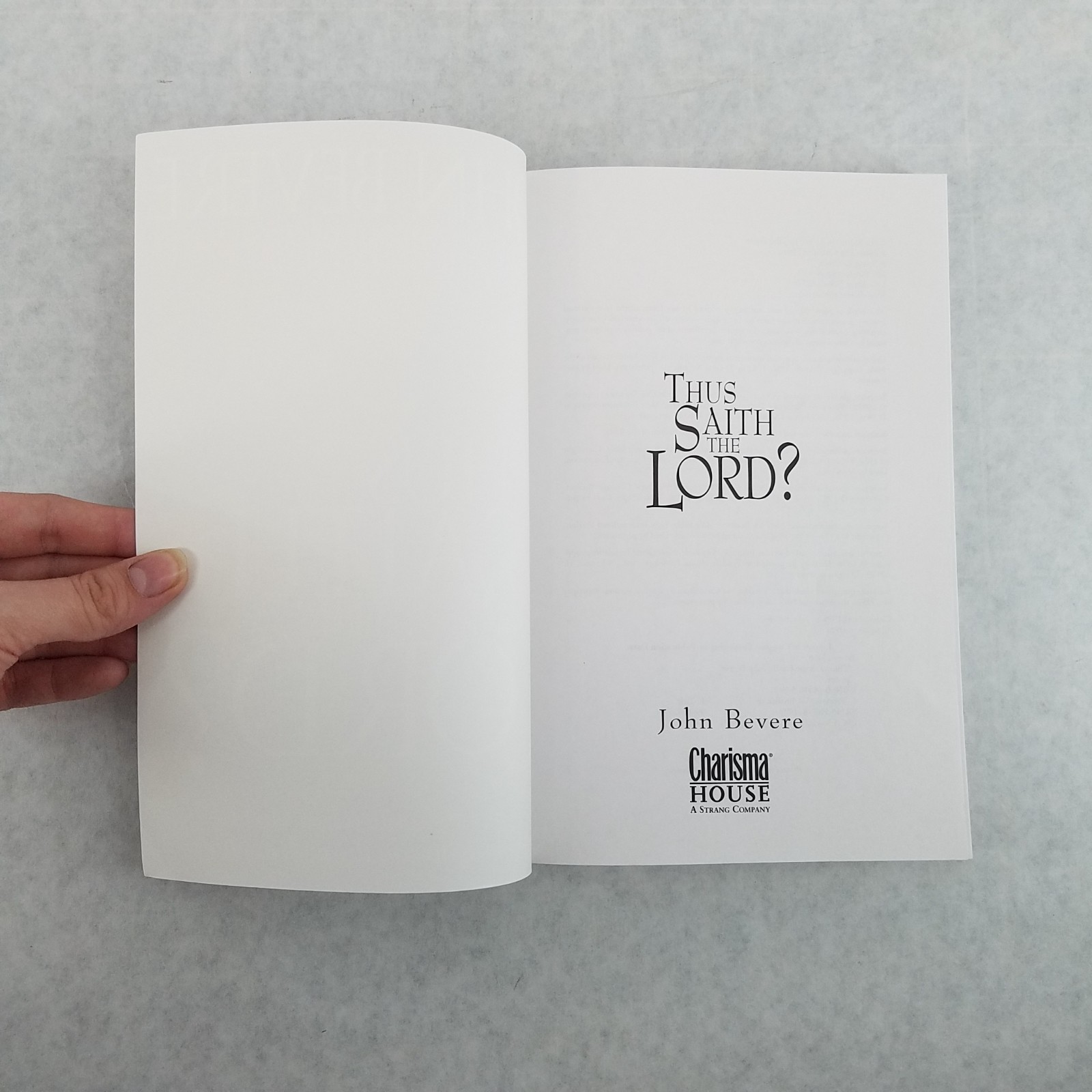 John Bevere Lot of 2 Softcovers Thus Saith the Lord? & Devil’s Door – NO MARKS