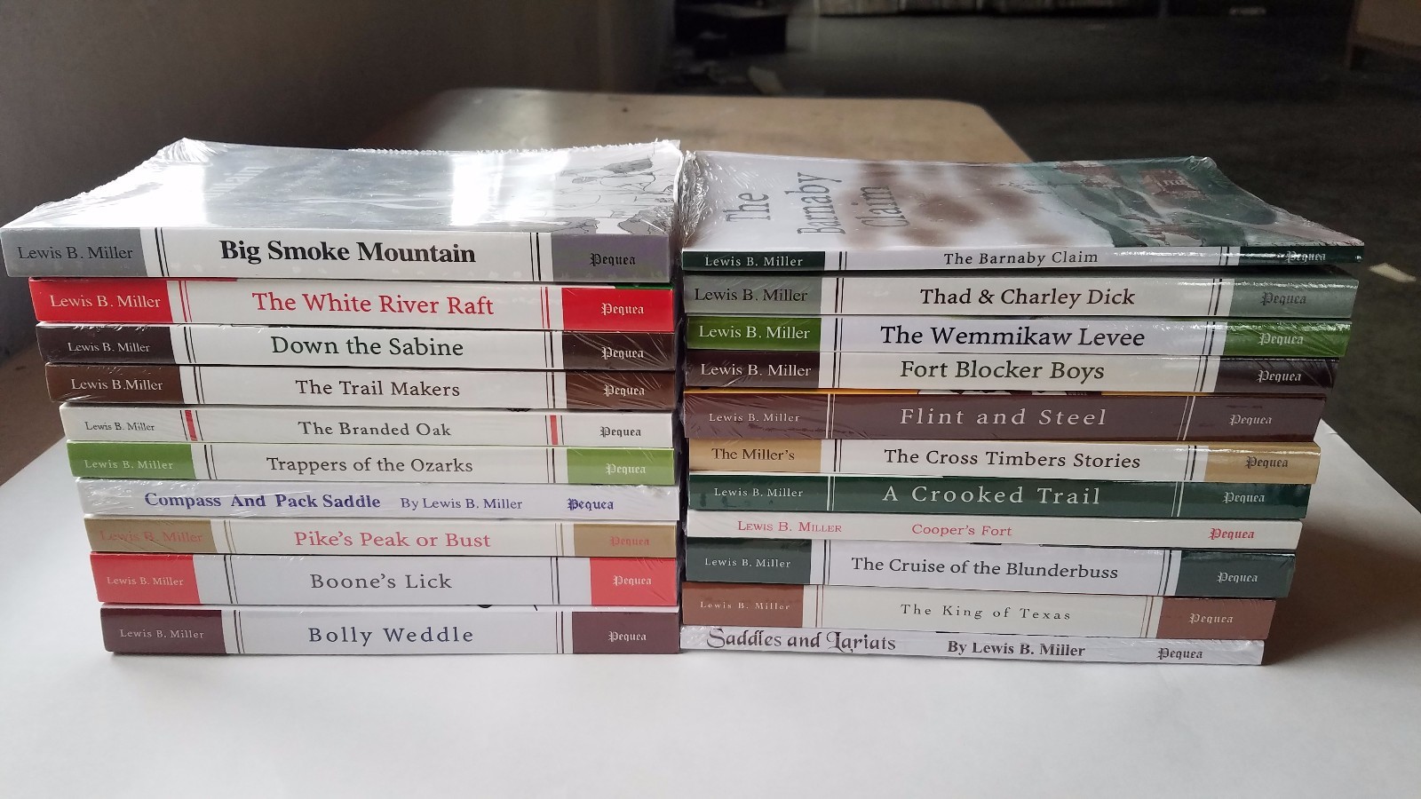 Set of 21 Books By Lewis B. Miller – Brand New, Still in the Shrink Wrap!