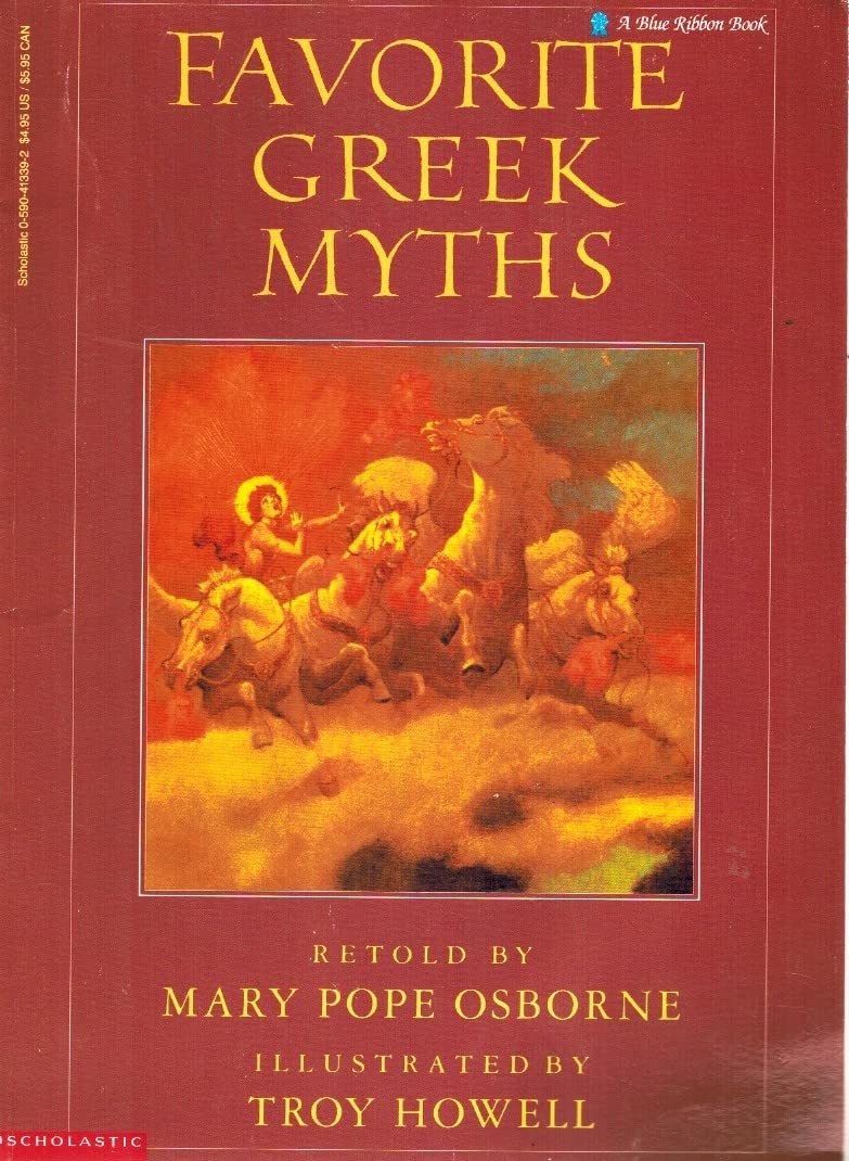 Favorite Greek Myths – paperback Osborne, Mary Pope|Howell, Troy