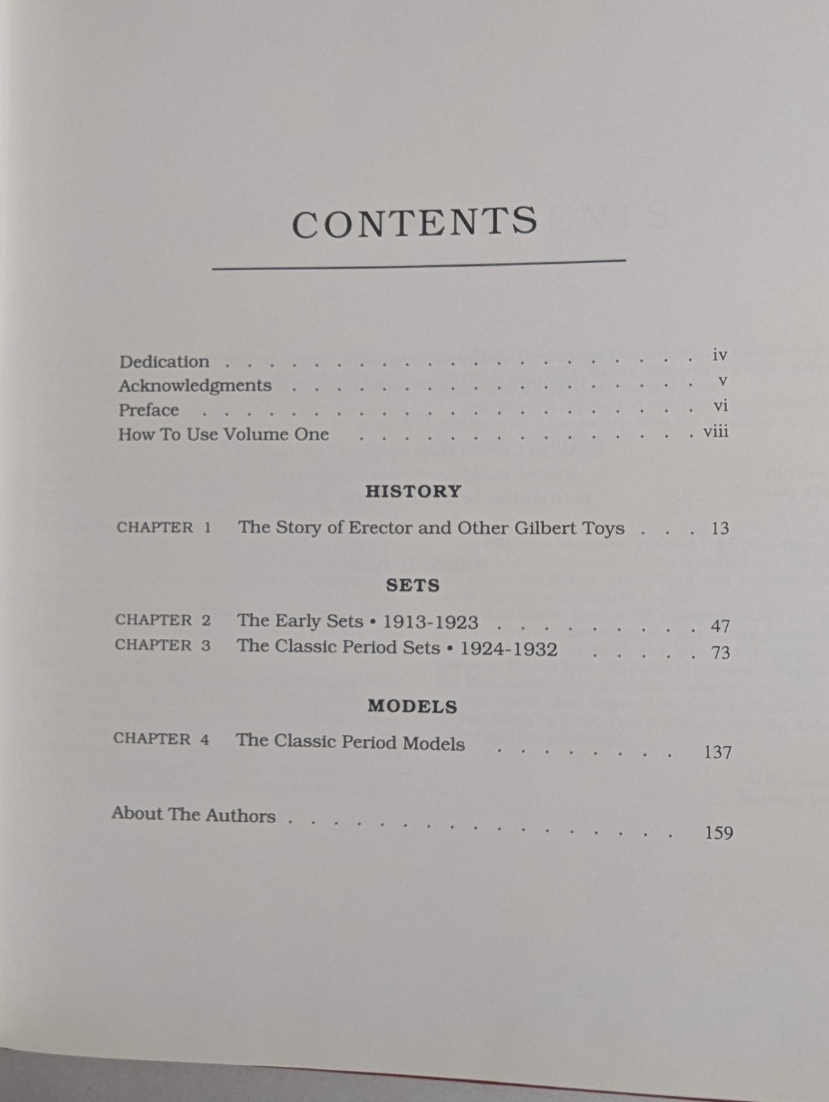 Greenberg’s Guide to Gilbert Erector Sets Volume One 1913-1932 1st Ed. 1993 HC